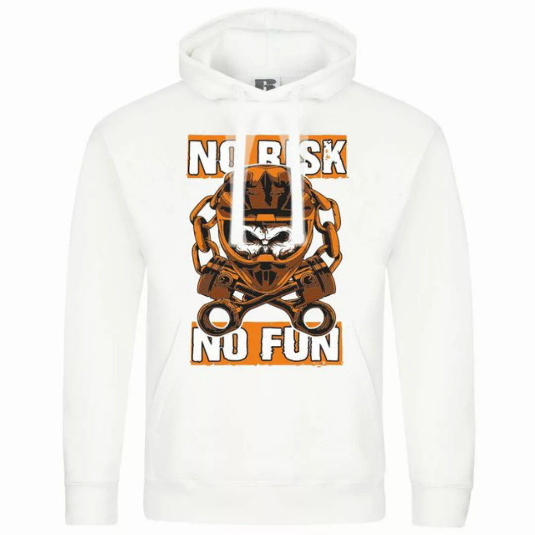 deinshirt Kapuzenpullover Herren Kapuzenpullover No risk no fun Mit Print M günstig online kaufen