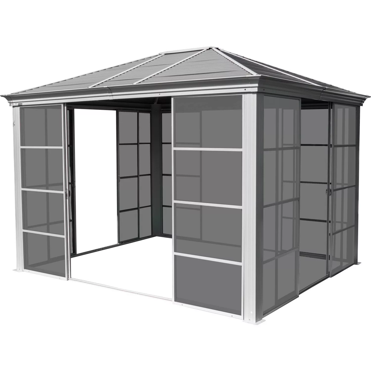 Sojag Aluminium Pavillon Striano 10 x 12 Champagner 298 cm x 362 cm x 283 c günstig online kaufen