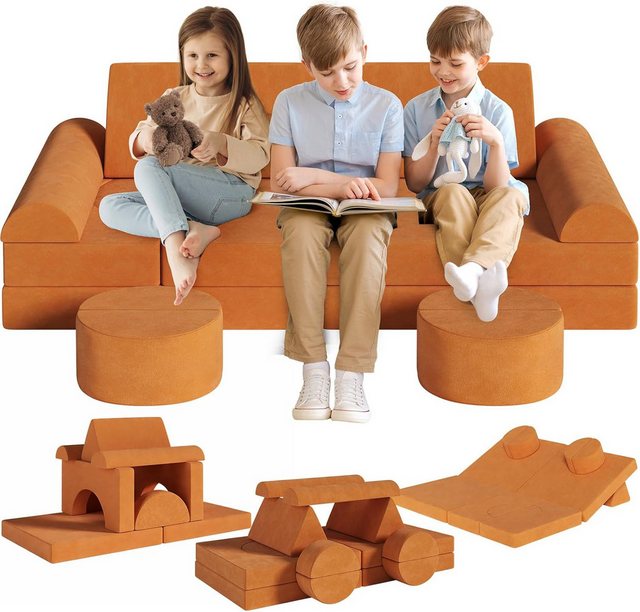 TLGREEN Kindersofa Modulare Kinderspielcouch, Spielsofa für Kinder & Kinder günstig online kaufen