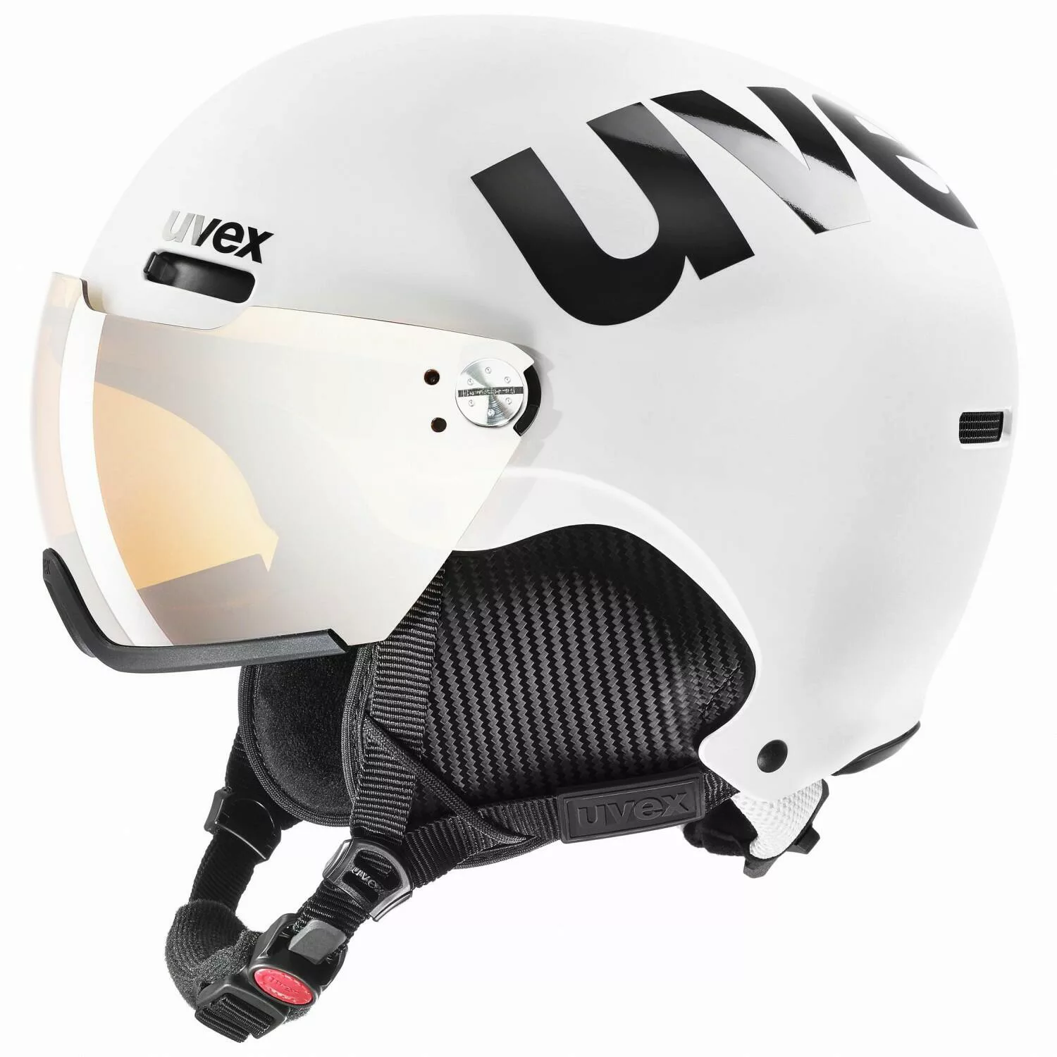 uvex HLMT 500 Visor Skihelm (Größe: 52-55 cm, 11 white/black mat) günstig online kaufen