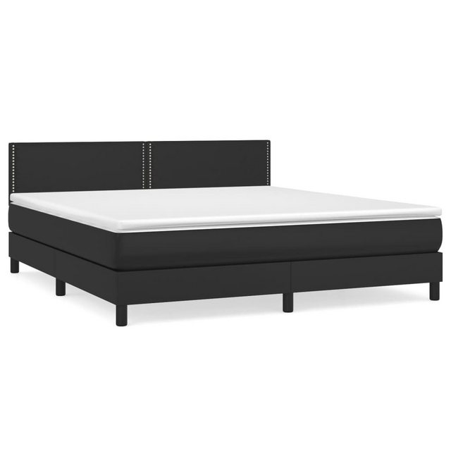 vidaXL Boxspringbett Bett Boxspringbett mit Matratze Kunstleder (180 x 200 günstig online kaufen