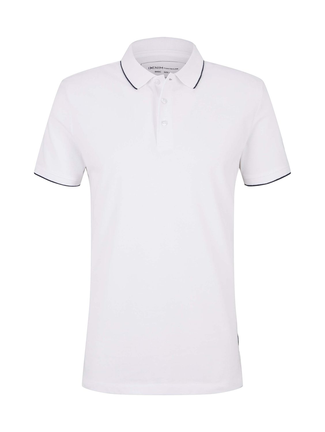 Tom Tailor Denim Herren Poloshirt TIPPING - Regular Fit günstig online kaufen