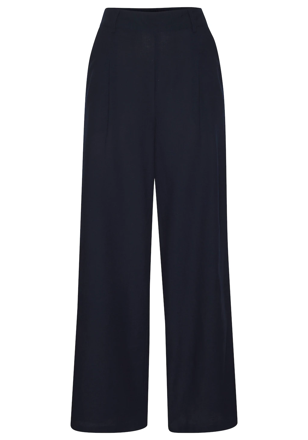 LASCANA Palazzohose, mit Gürtelschlaufen, Leinenhose, Sommerhose, casual günstig online kaufen