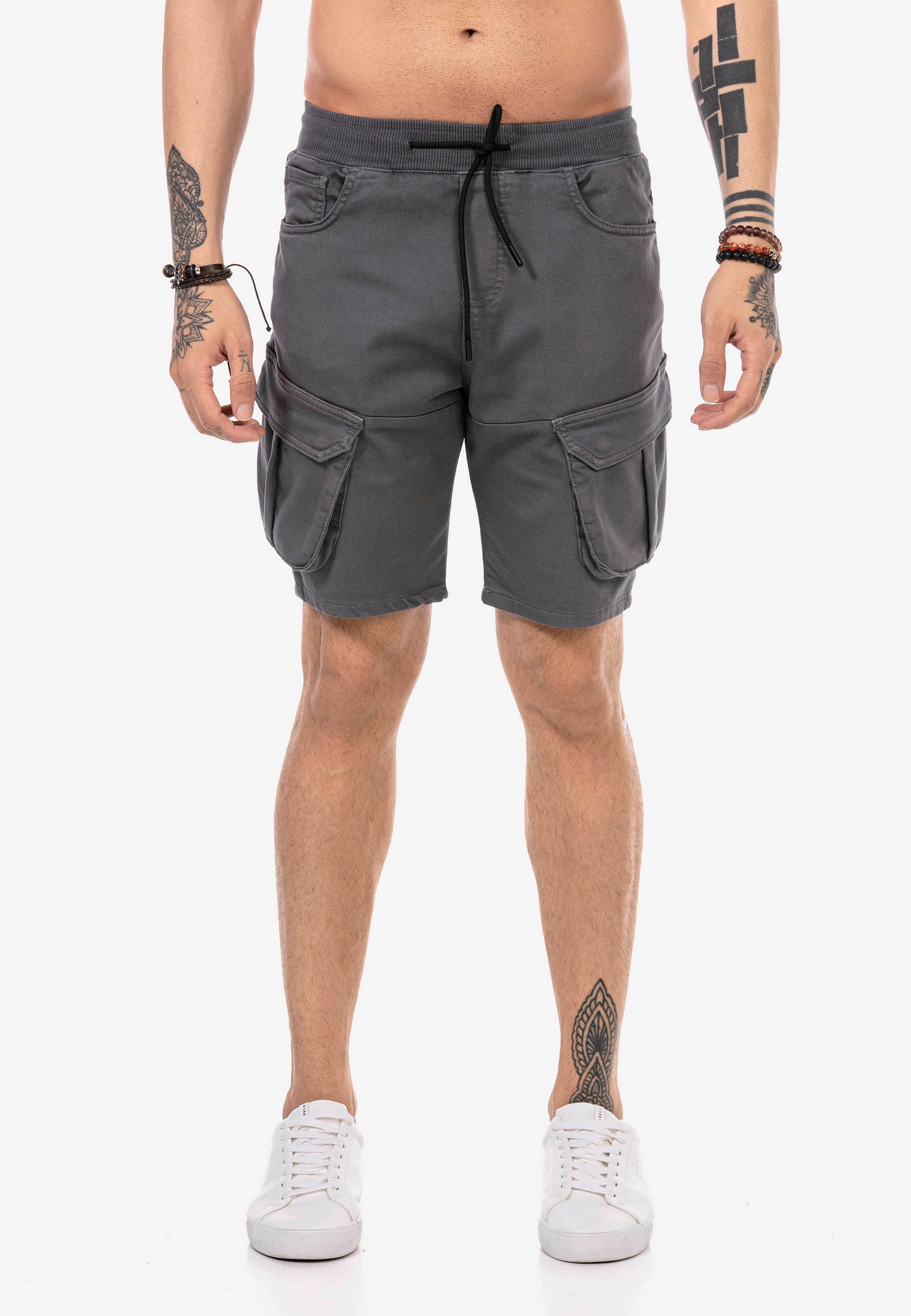 RedBridge Sweatshorts Red Bridge Herren Shorts Kurze Hose Cargo Sweat Short günstig online kaufen