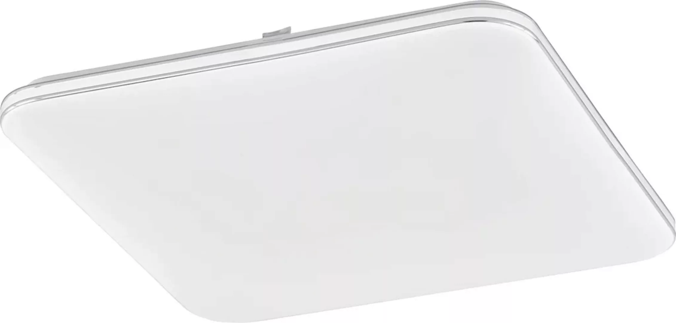 Fischer & Honsel LED-Deckenleuchte Porto Weiß 48,5 x 48,5 cm günstig online kaufen