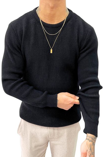 OSSY HOMER Strickpullover Basic Herren Strickpullover - Zeitloser Stil und günstig online kaufen