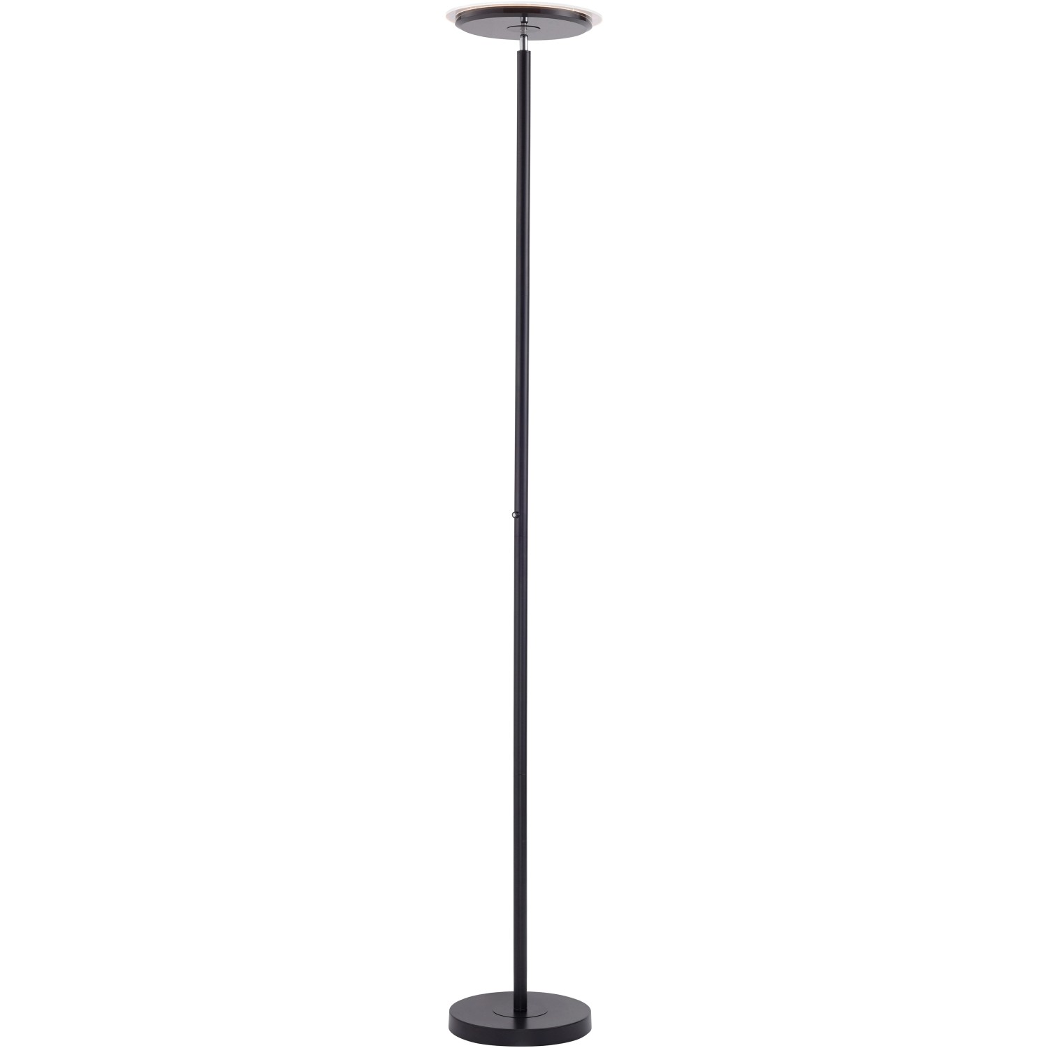 Just Light LED-Deckenfluter HANS 11729-18 schwarz Kunststoff Eisen H/D: ca. günstig online kaufen