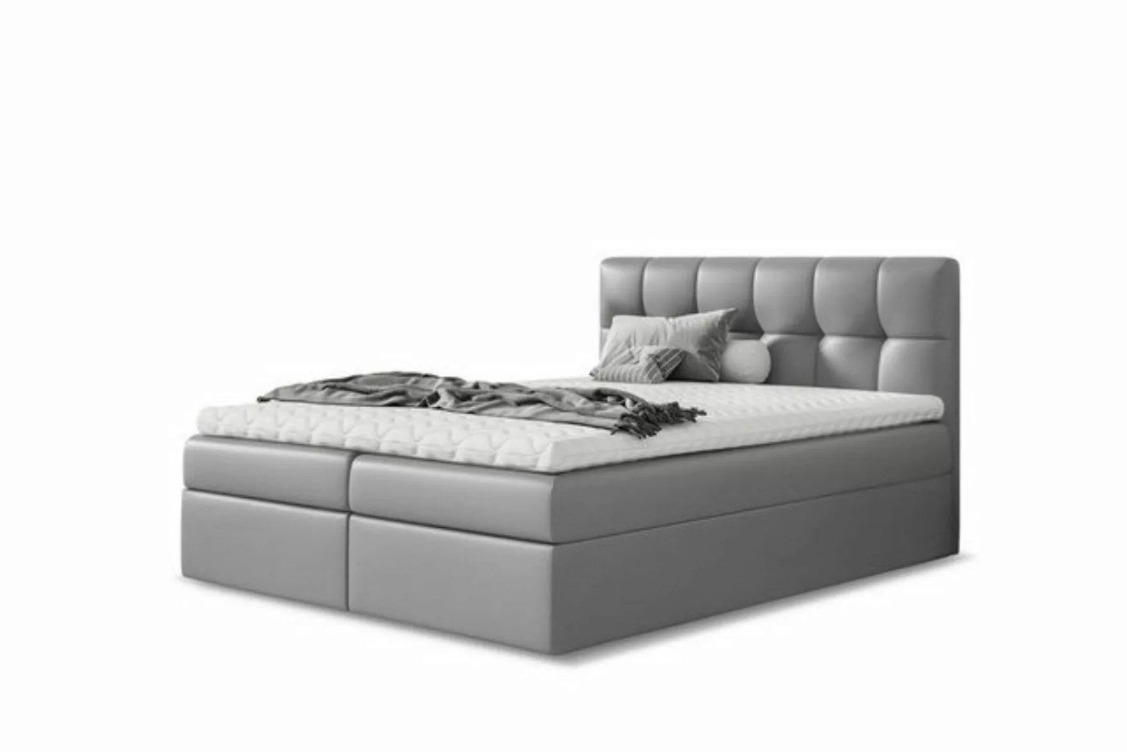 Stylefy Boxspringbett Bernard (Schlafzimmerbett, Bett), gepolstert günstig online kaufen