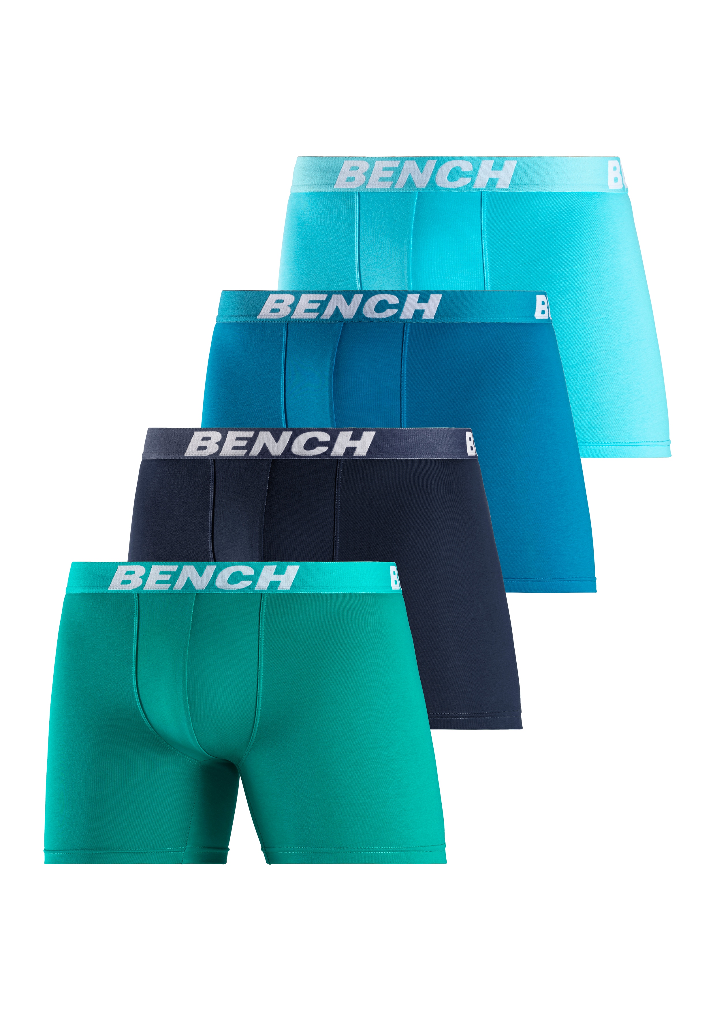 Bench. Boxer "Boxershorts für Herren", (Packung, 4 St.), mit längerer Beinf günstig online kaufen