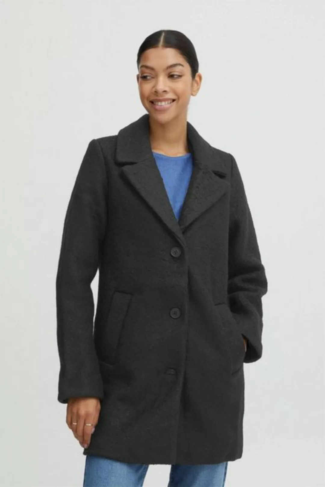 b.young Kurzmantel Klassischer Kurzmantel Coat Jacke BYCECILA 6227 in Schwa günstig online kaufen