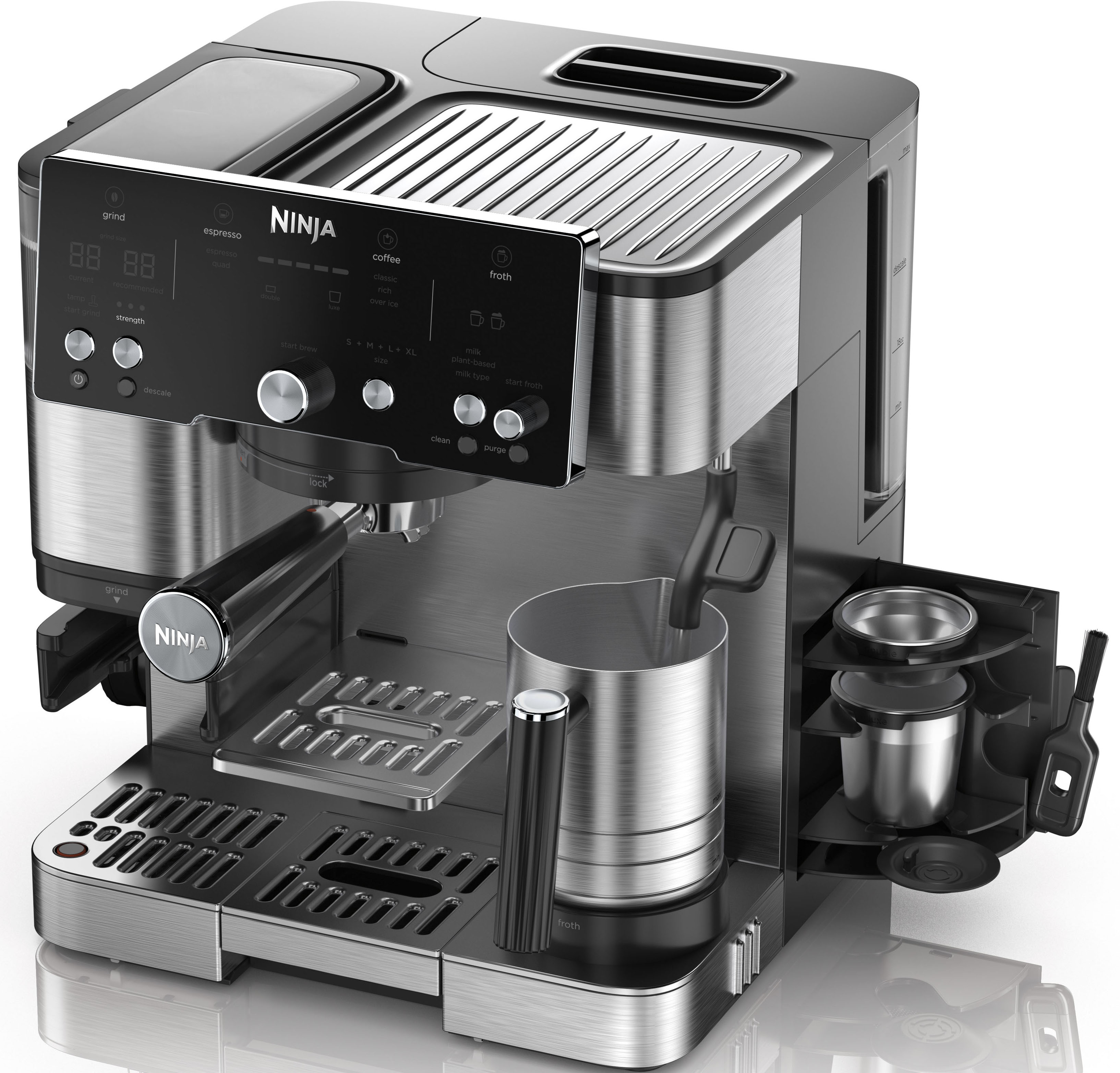 NINJA Espressomaschine »Ninja Luxe Café Essential Kaffeemaschine ES501EU«, günstig online kaufen