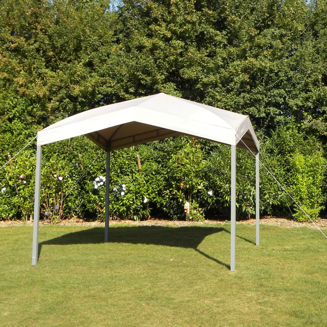 Tepro Pavillon Marabo 305 cm x 305 cm inkl. Ersatzdach Beige günstig online kaufen