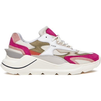 Date  Sneaker FUGA COLORED WHITE-FUXIA W401-FG-CO-WF günstig online kaufen