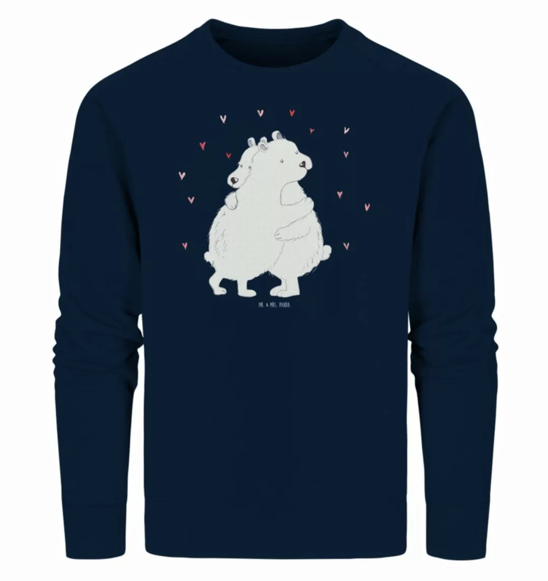 Mr. & Mrs. Panda Longpullover Eisbär Umarmen Größe M - French Navy - Gesche günstig online kaufen