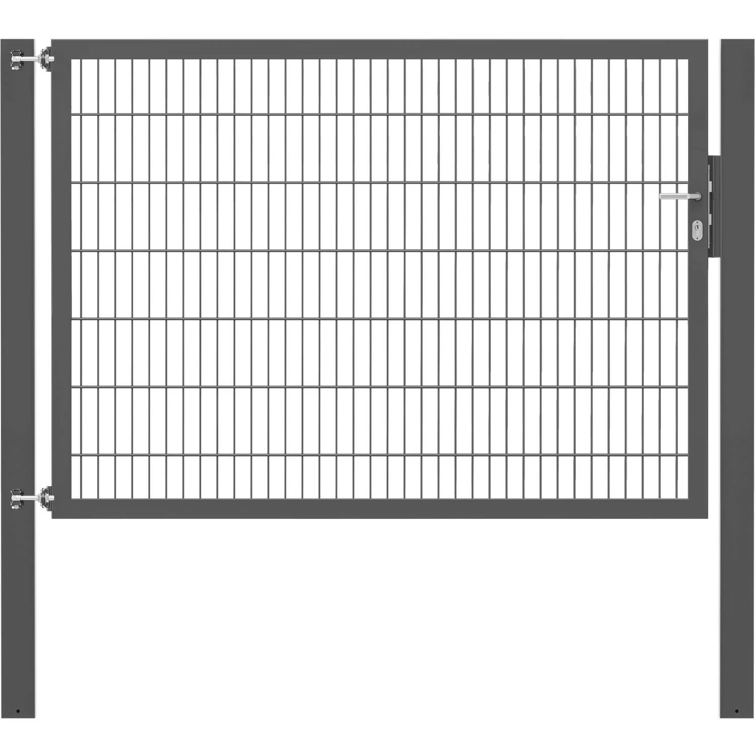 Einzeltor Flexo Plus 200 cm x 140 cm Pfosten 100 cm x 100 cm Anthrazit günstig online kaufen