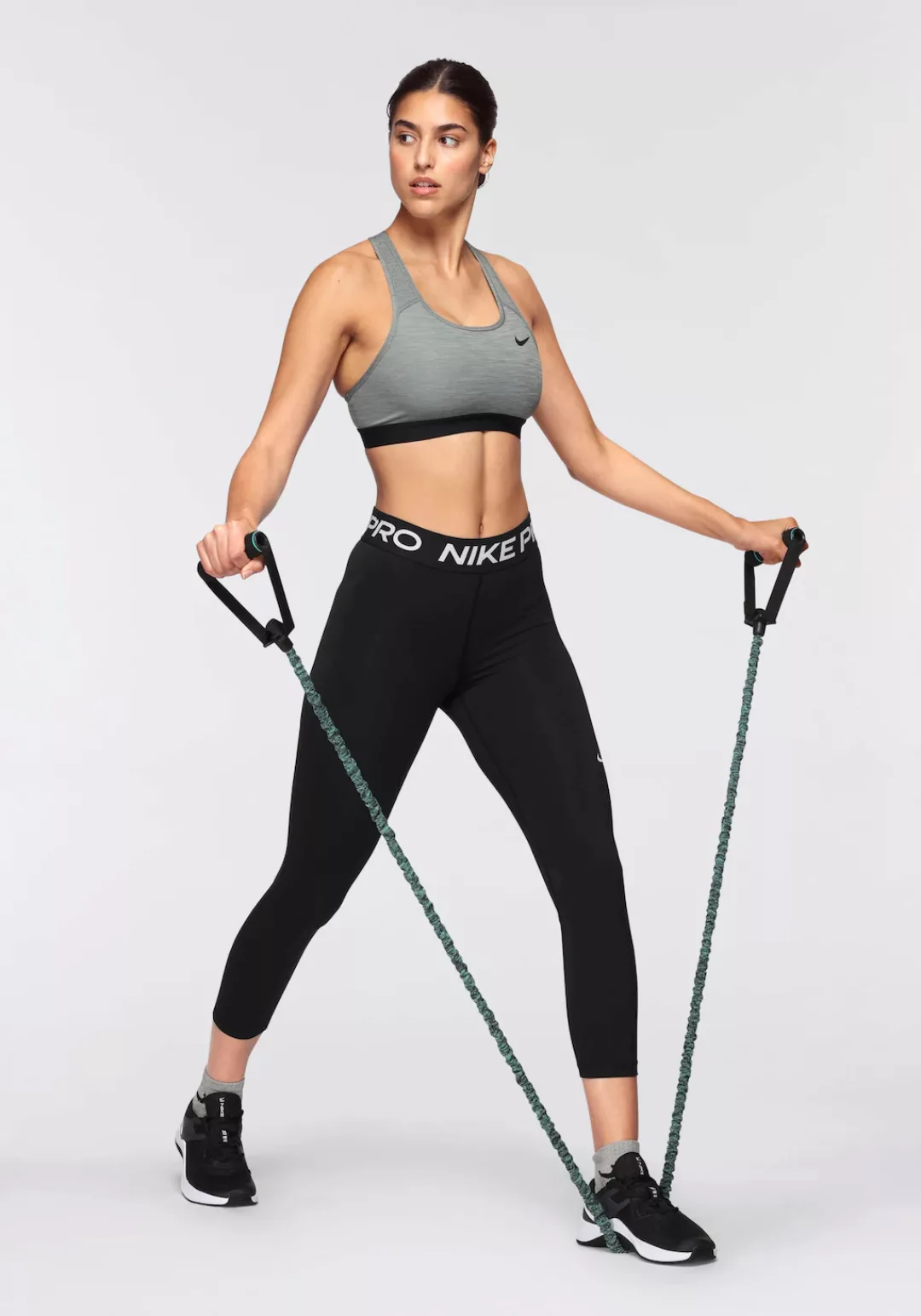 Nike Trainingstights "Pro Womens Mid-Rise Crop Leggings" günstig online kaufen