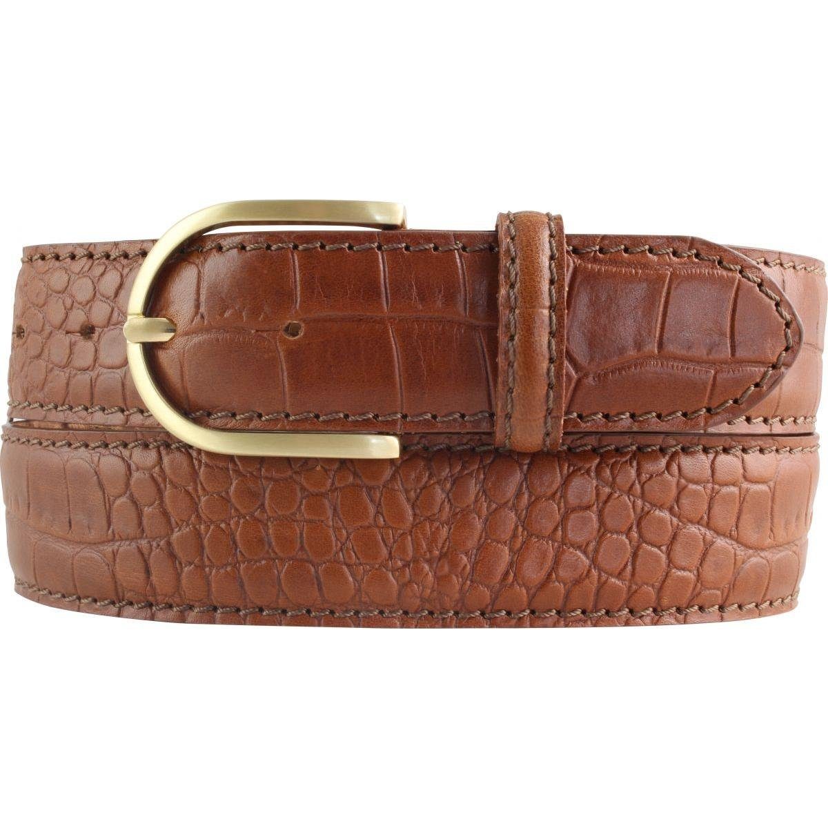 BELTINGER Ledergürtel Damen-Gürtel mit goldener Gürtelschnalle günstig online kaufen
