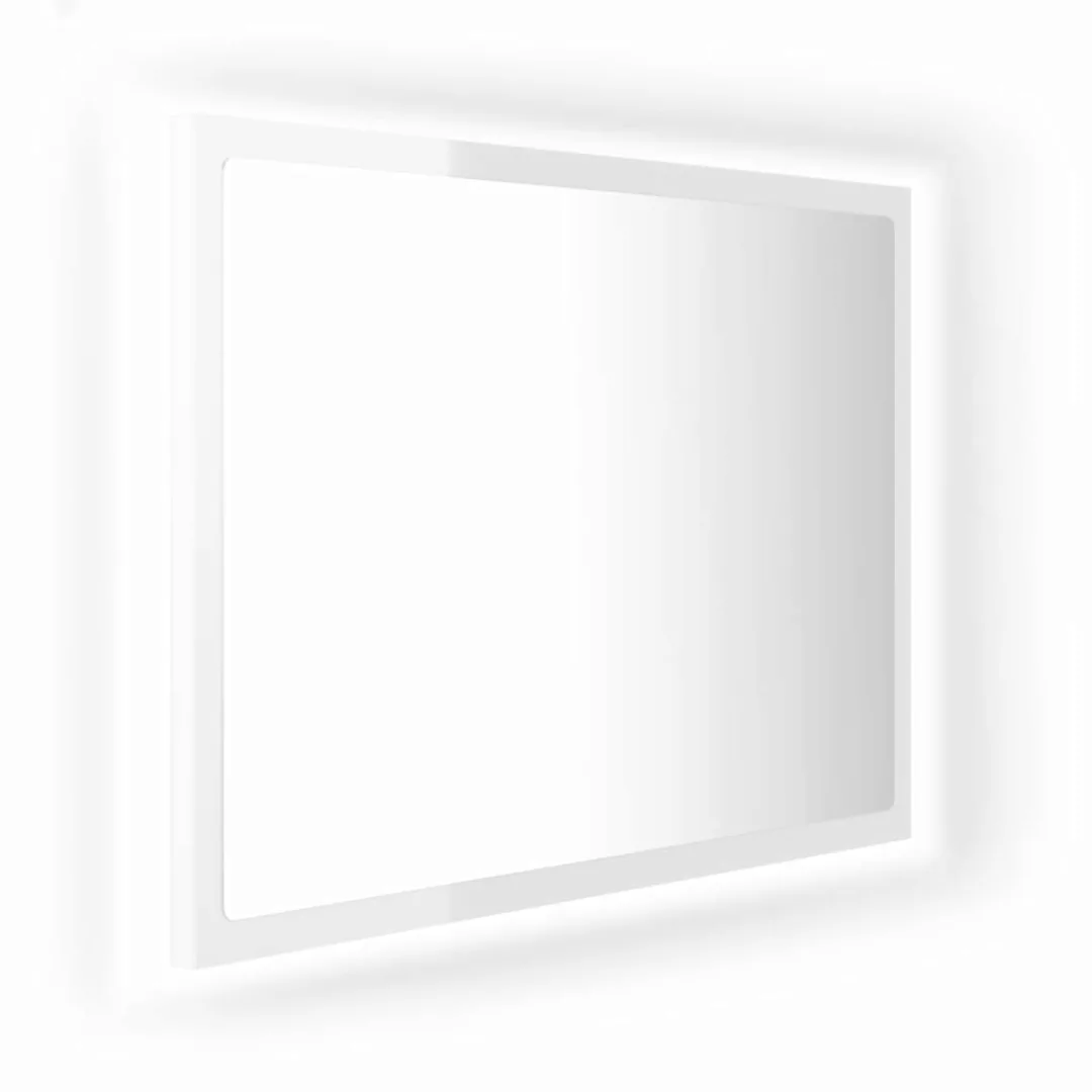 Led-badspiegel Hochglanz-weiß 60x8,5x37 Cm Spanplatte günstig online kaufen