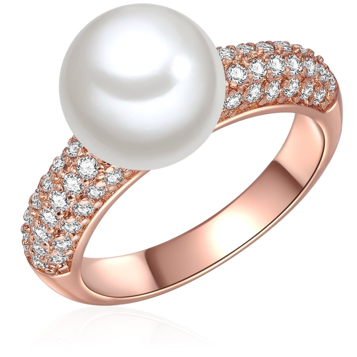 Lulu & Jane Perlenring roségold, mit günstig online kaufen