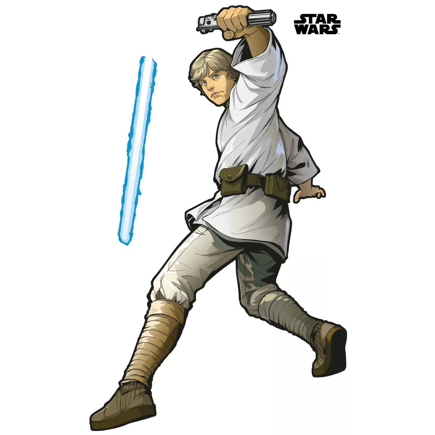 Disney Wandtattoo Star Wars Luke Skywalker Xxl Grau 127 x 200 cm 612425 günstig online kaufen