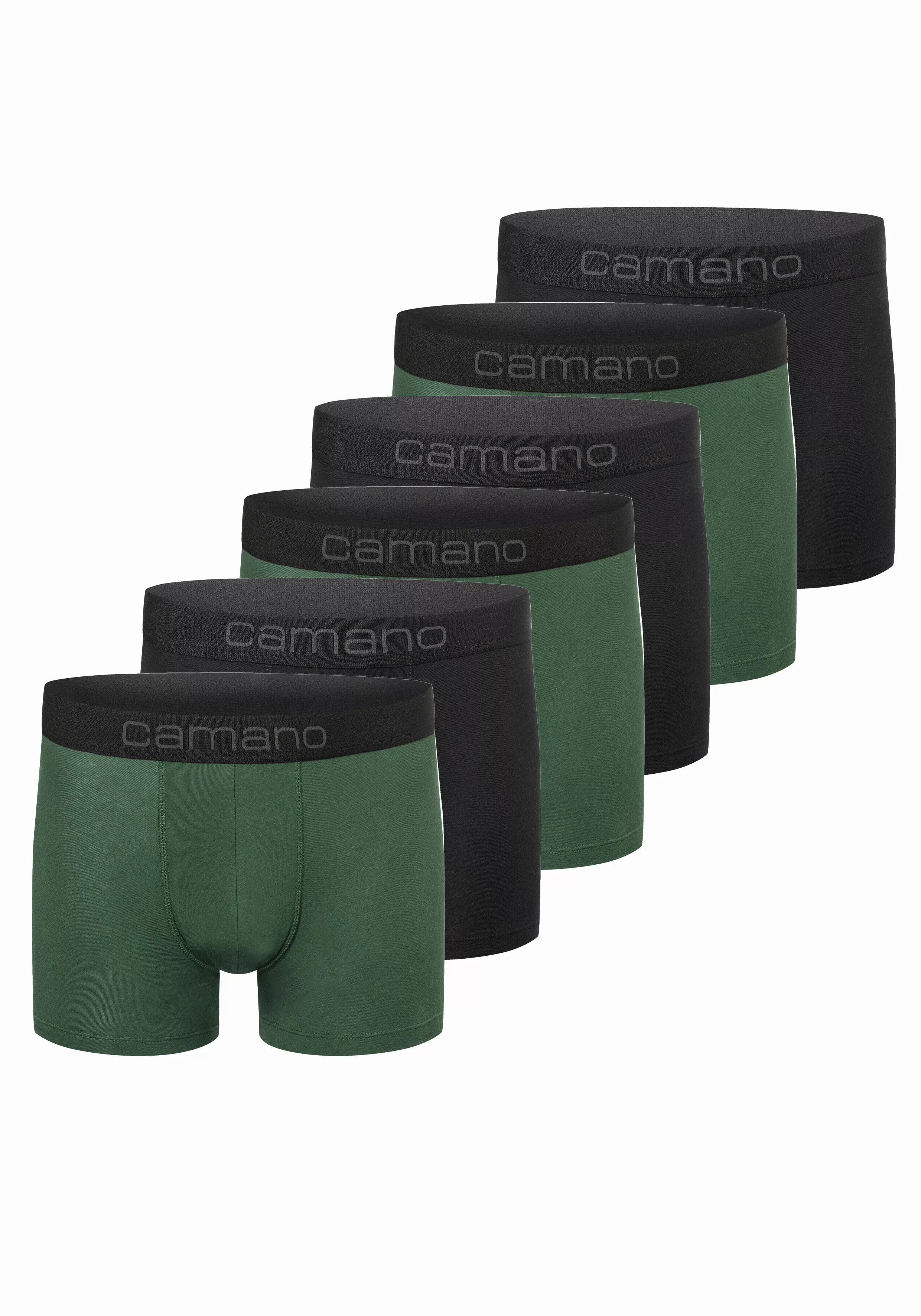 Camano Boxershorts, (6er Pack), mit Stretch-Logobund günstig online kaufen