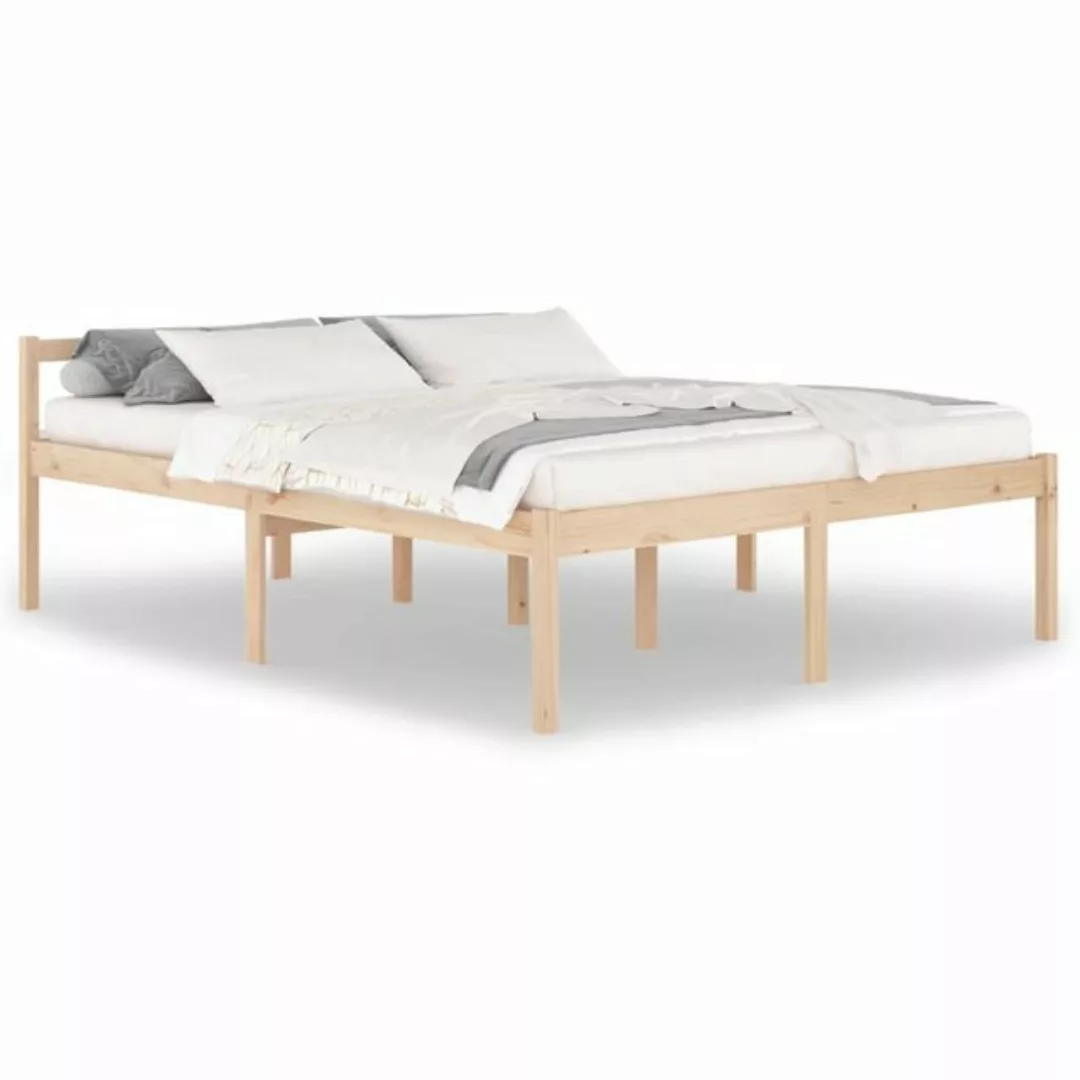 furnicato Bett Seniorenbett 160x200 cm Massivholz Kiefer günstig online kaufen