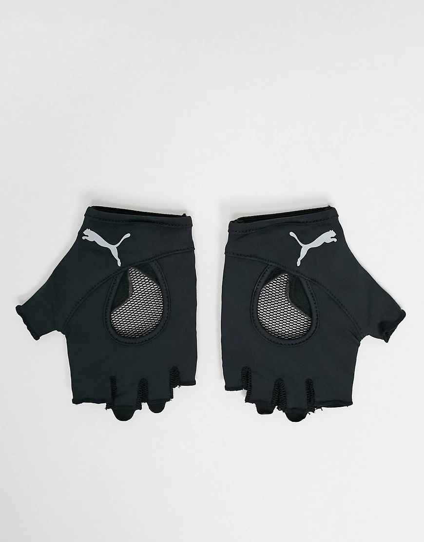 PUMA Training – Fingerlose Handschuhe in Schwarz günstig online kaufen