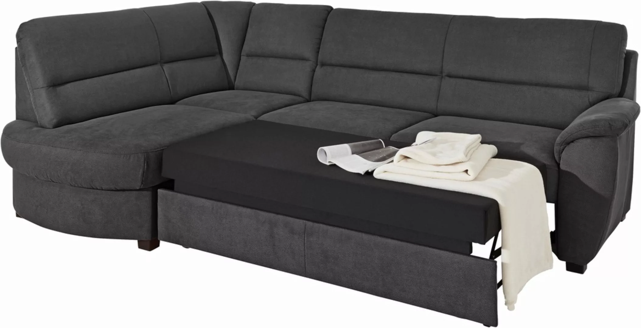 sit&more Ecksofa »Pandora L-Form«, wahlweise mit Bettfunktion und Bettkaste günstig online kaufen