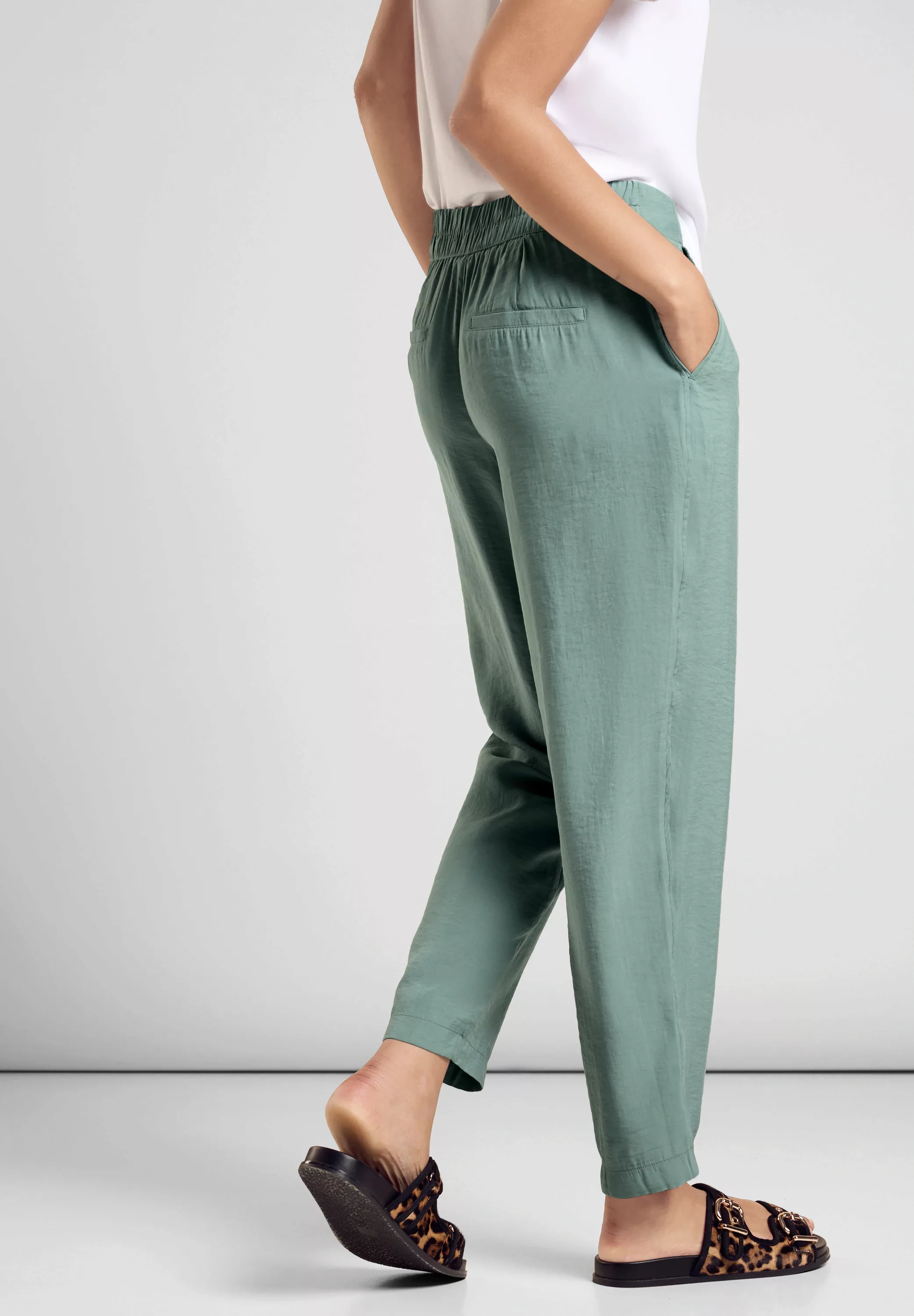 STREET ONE Stoffhose, High Waist günstig online kaufen