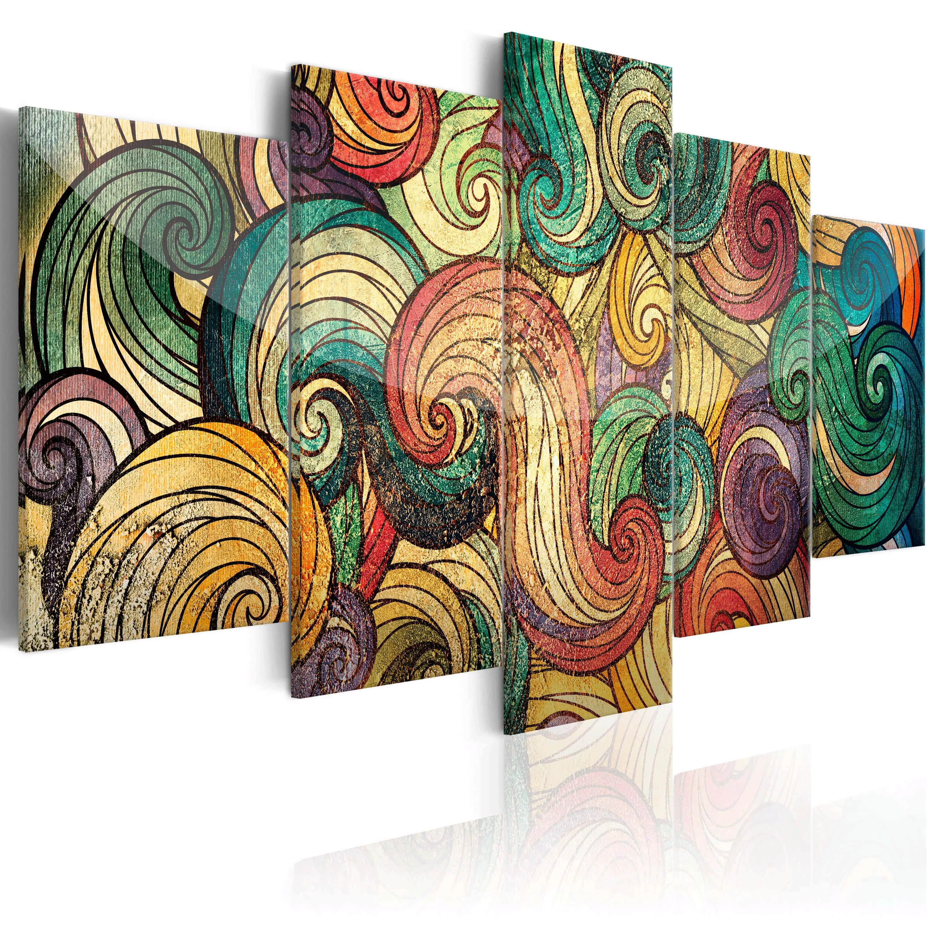 Wandbild - Colourful Waves günstig online kaufen
