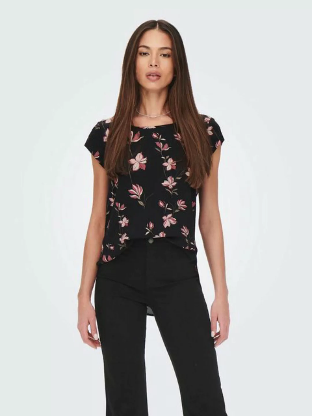 ONLY Shirtbluse ONLVIC S/S AOP TOP NOOS PTM mit Allover Druck günstig online kaufen