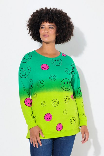 Angel of Style Sweatshirt Sweatshirt oversized Farbverlauf Smiley Langarm günstig online kaufen