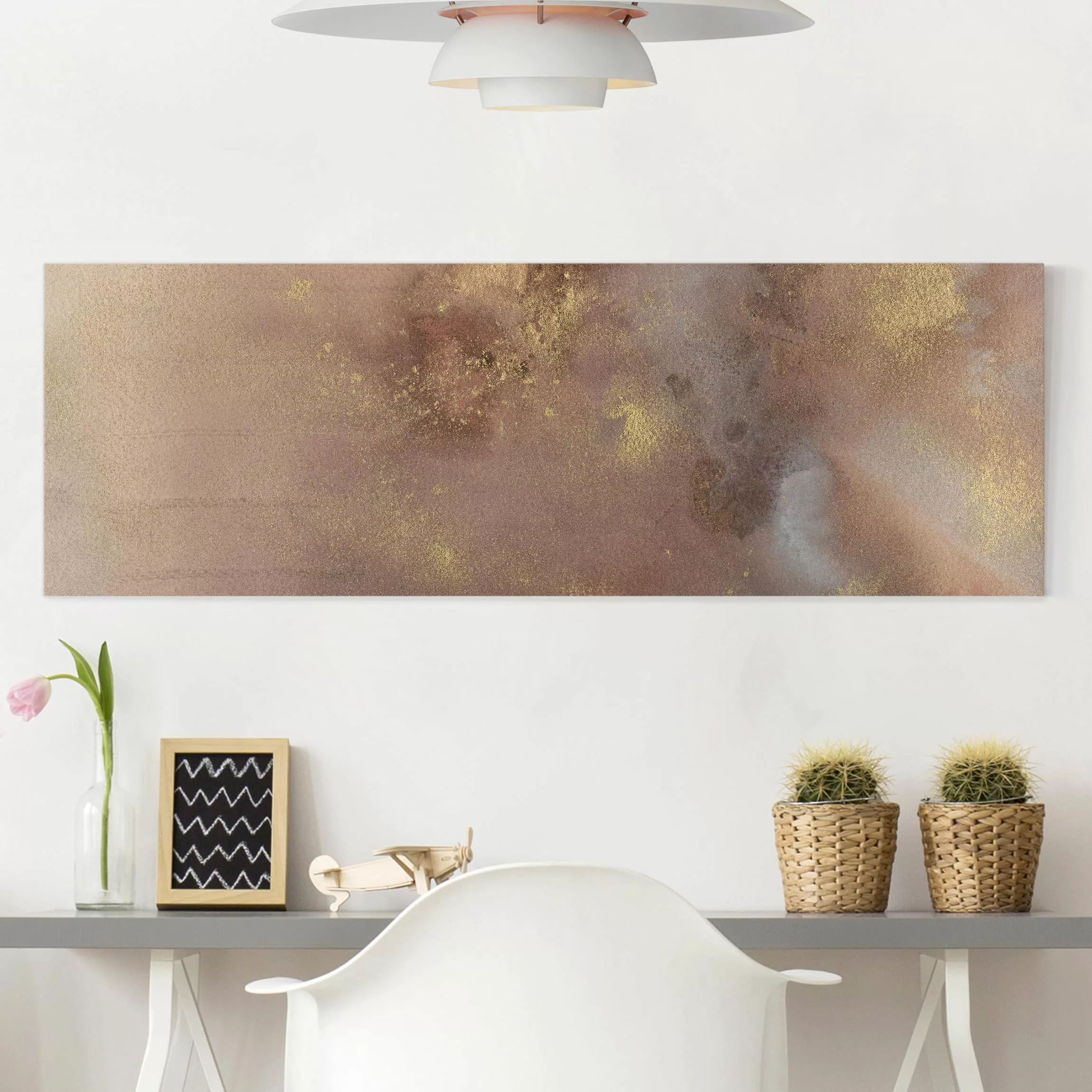Leinwandbild Abstrakt - Panorama Himmelsträumerei I günstig online kaufen