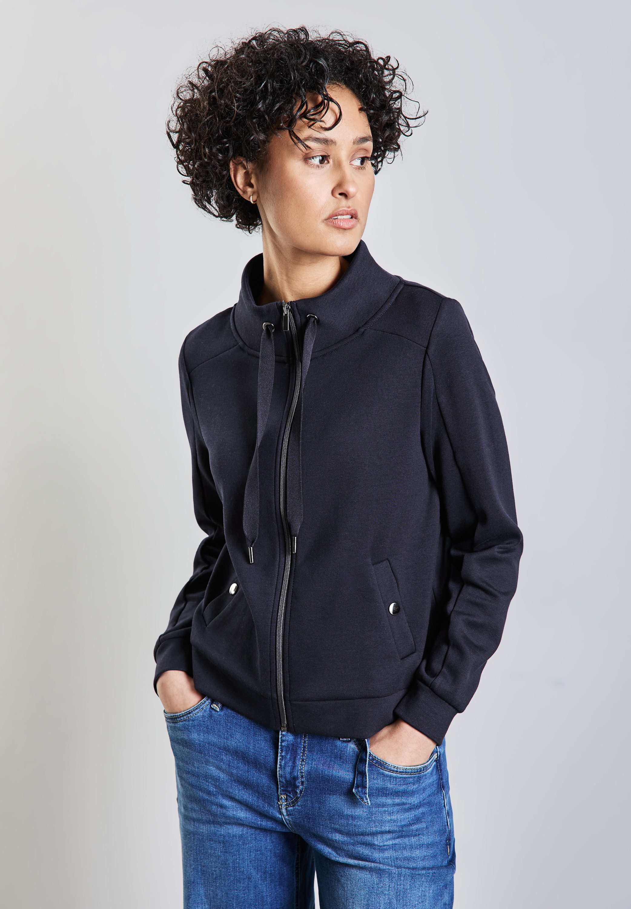 STREET ONE Cardigan, mit Turtleneck günstig online kaufen