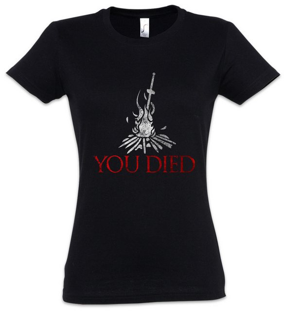 Urban Backwoods Print-Shirt You Died Soul Damen T-Shirt Shirt Firelink Shri günstig online kaufen