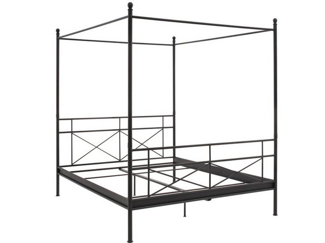 loft24 Himmelbett Tanja, Metallbett im Landhausstil, 180x200 cm günstig online kaufen