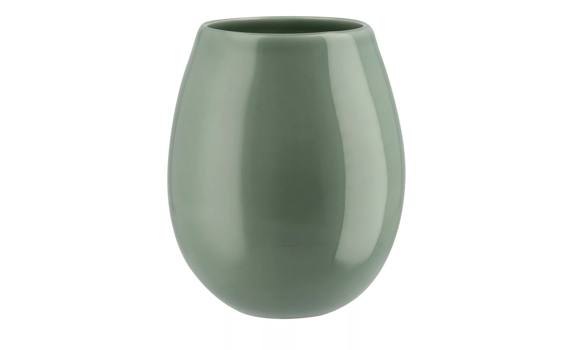 Vase - grün - Keramik - 18 cm - Dekoration > Vasen - Möbel Kraft günstig online kaufen