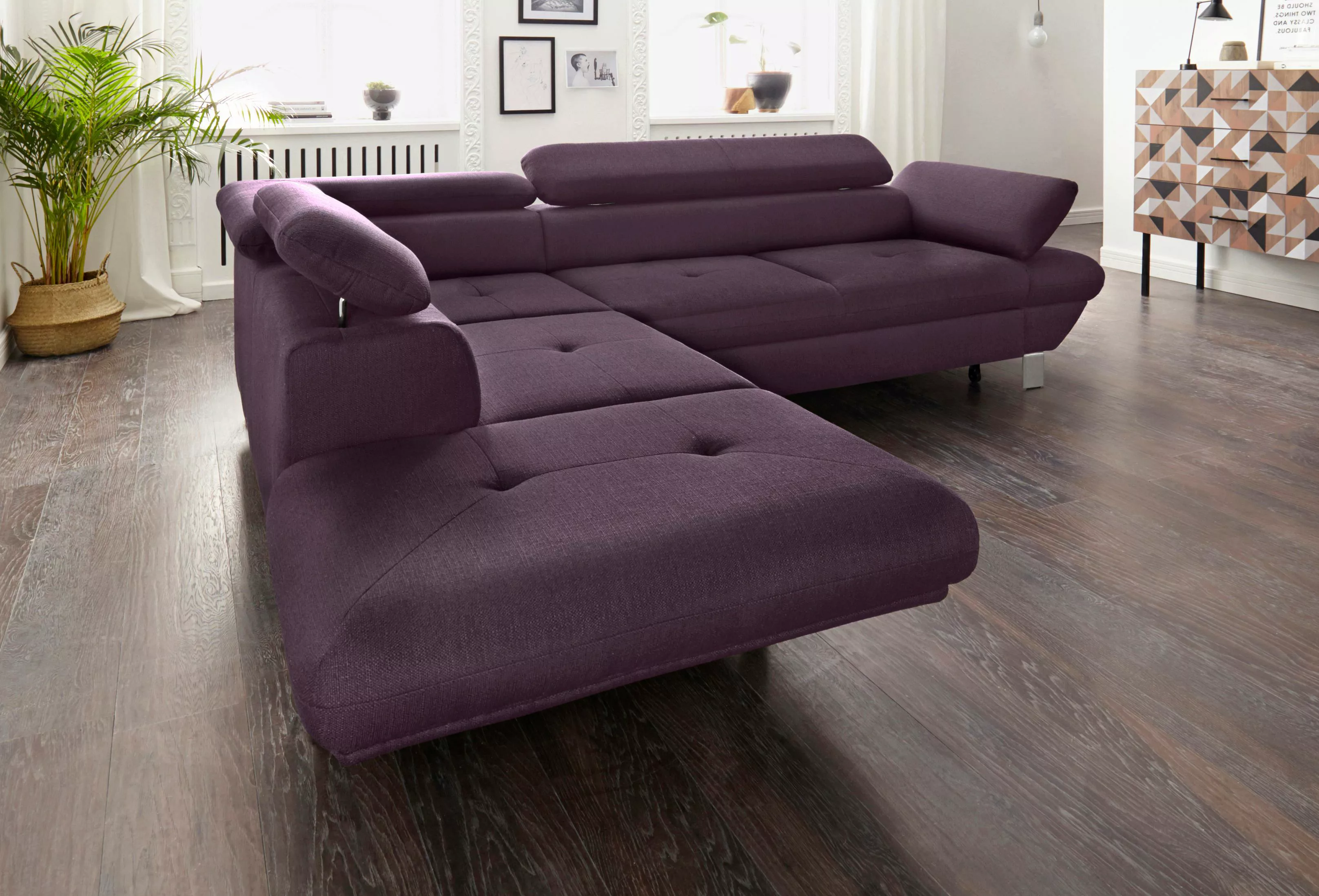 exxpo - sofa fashion Ecksofa "Florenz, L-Form" günstig online kaufen
