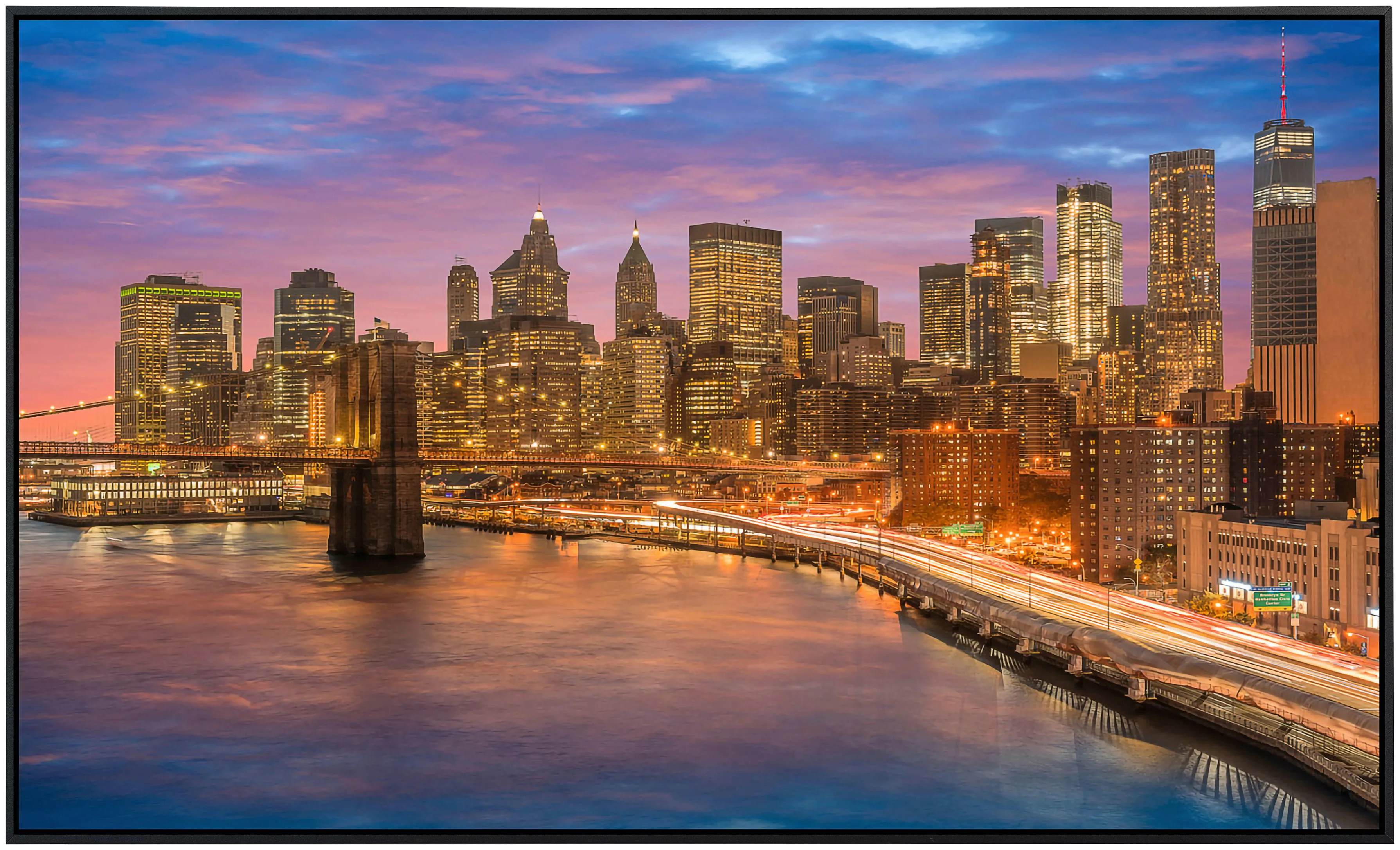 Papermoon Infrarotheizung »Manhattan Sonnenuntergang« günstig online kaufen