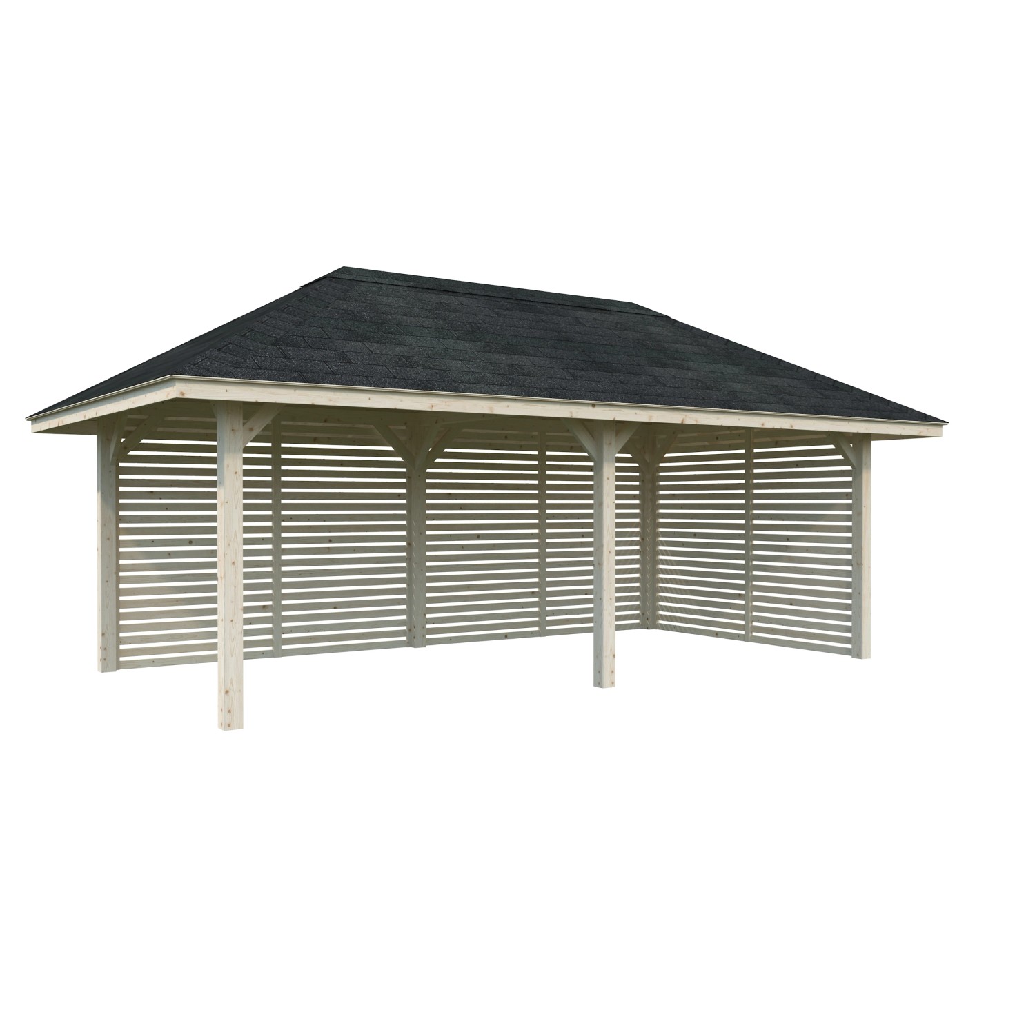 Palmako Pavillon Bianca Set109 Transparent Tauchgrundiert 588 cm x 300 cm F günstig online kaufen