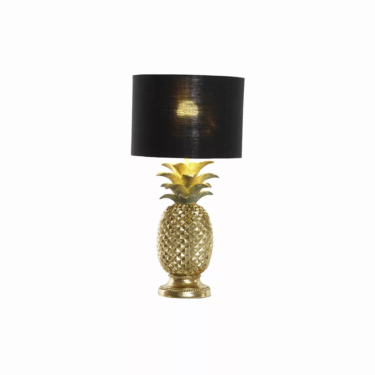 Tischlampe Dkd Home Decor Ananas Schwarz Golden Polyester Harz 50 W (24 X 2 günstig online kaufen