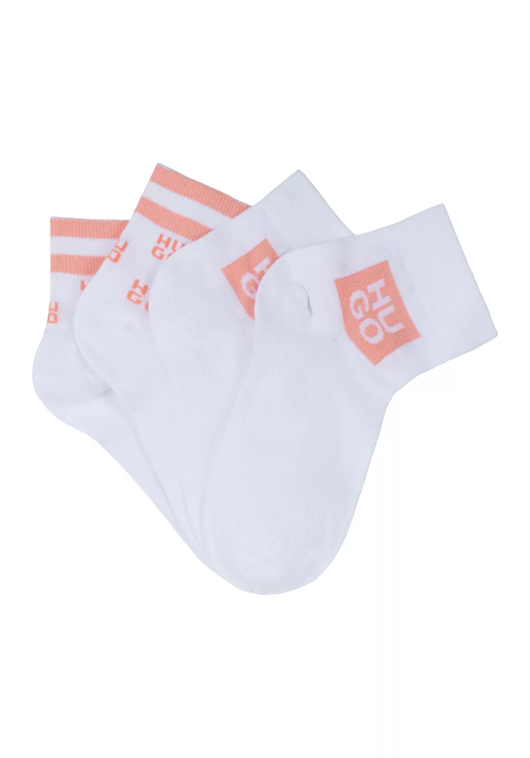 HUGO Underwear Freizeitsocken "2P SH STACKED CC W", (Packung, 2er Pack), im günstig online kaufen