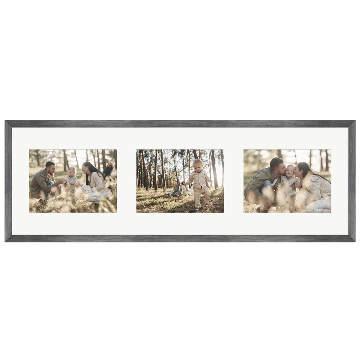 WANDStyle Galerierahmen G950 in Metall 23 x 70 cm für 3 Bilder im Format 13 günstig online kaufen