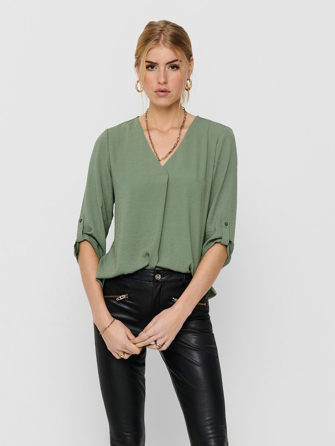 JDY Shirtbluse JDYDIVYA LIFE 3/4 TOP günstig online kaufen