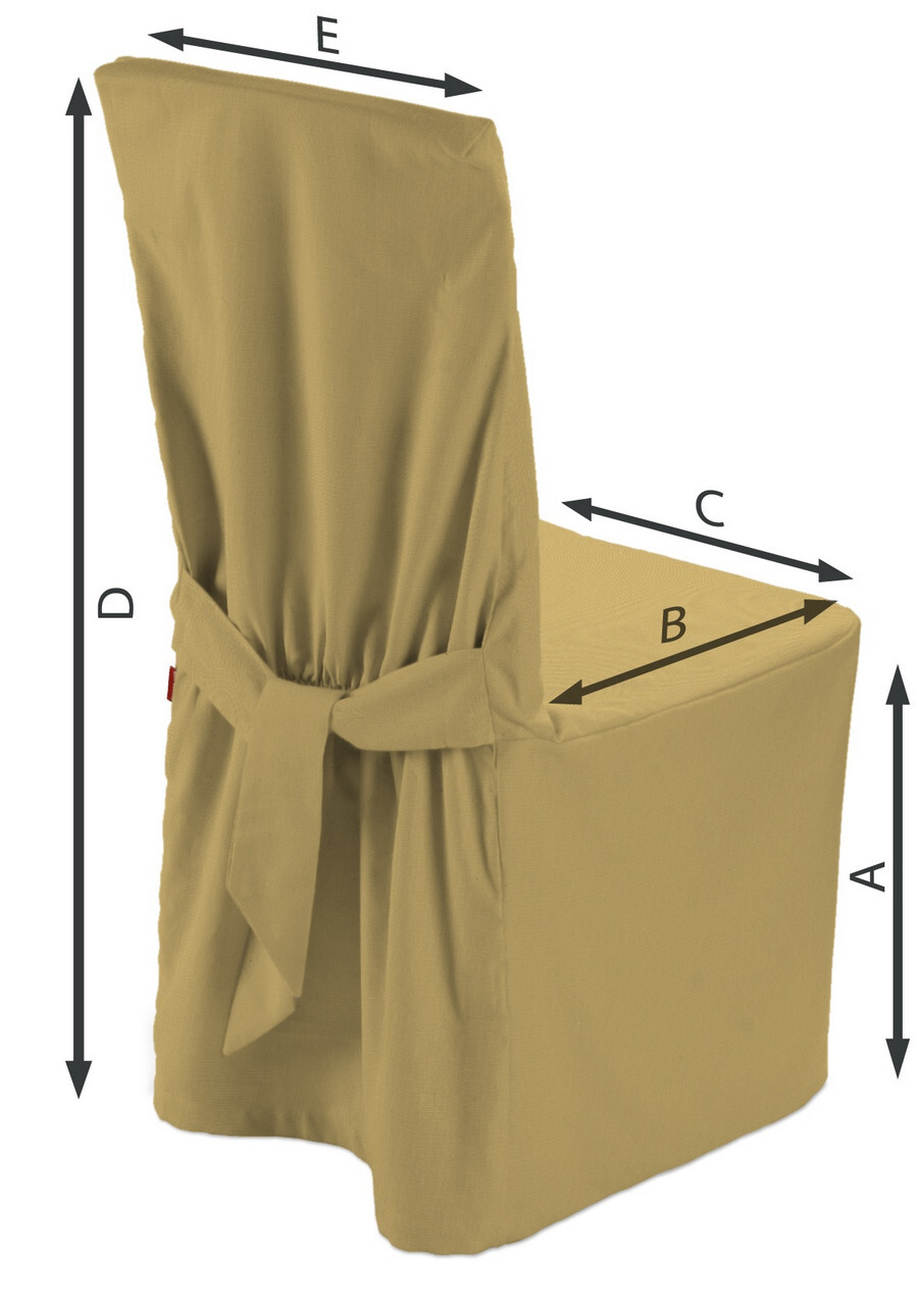 Stuhlhusse, chiffongelb, 45 x 94 cm, Cotton Panama (702-41) günstig online kaufen