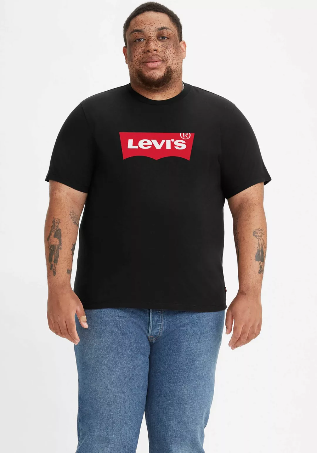 Levis Plus T-Shirt "LE B&T BIG GRAPHIC TEE", mit Logofrontprint günstig online kaufen