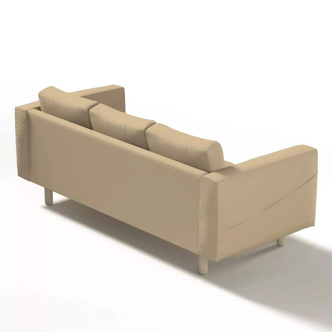 Bezug für Norsborg 3-Sitzer Sofa, caffe latte, Norsborg 3-Sitzer Sofabezug, günstig online kaufen