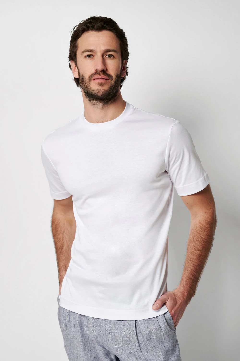DESOTO T-Shirt "Jersey T-Shirt Rundhalsausschnitt halbarm", Mit Rundhalsaus günstig online kaufen