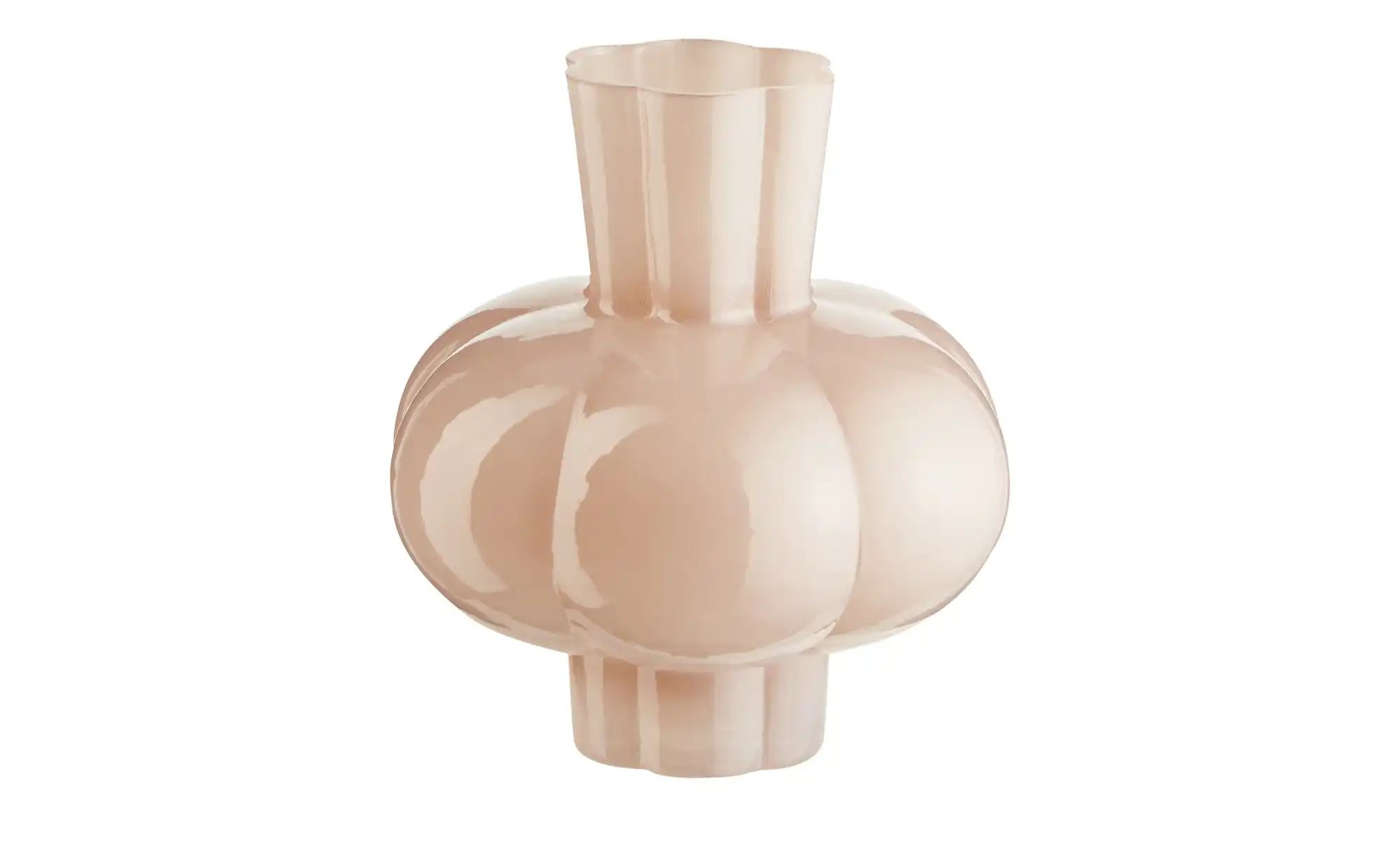 HOME STORY Vase   ¦ rosa/pink ¦ Glas ¦ Maße (cm): H: 20  Ø: 17 Accessoires günstig online kaufen