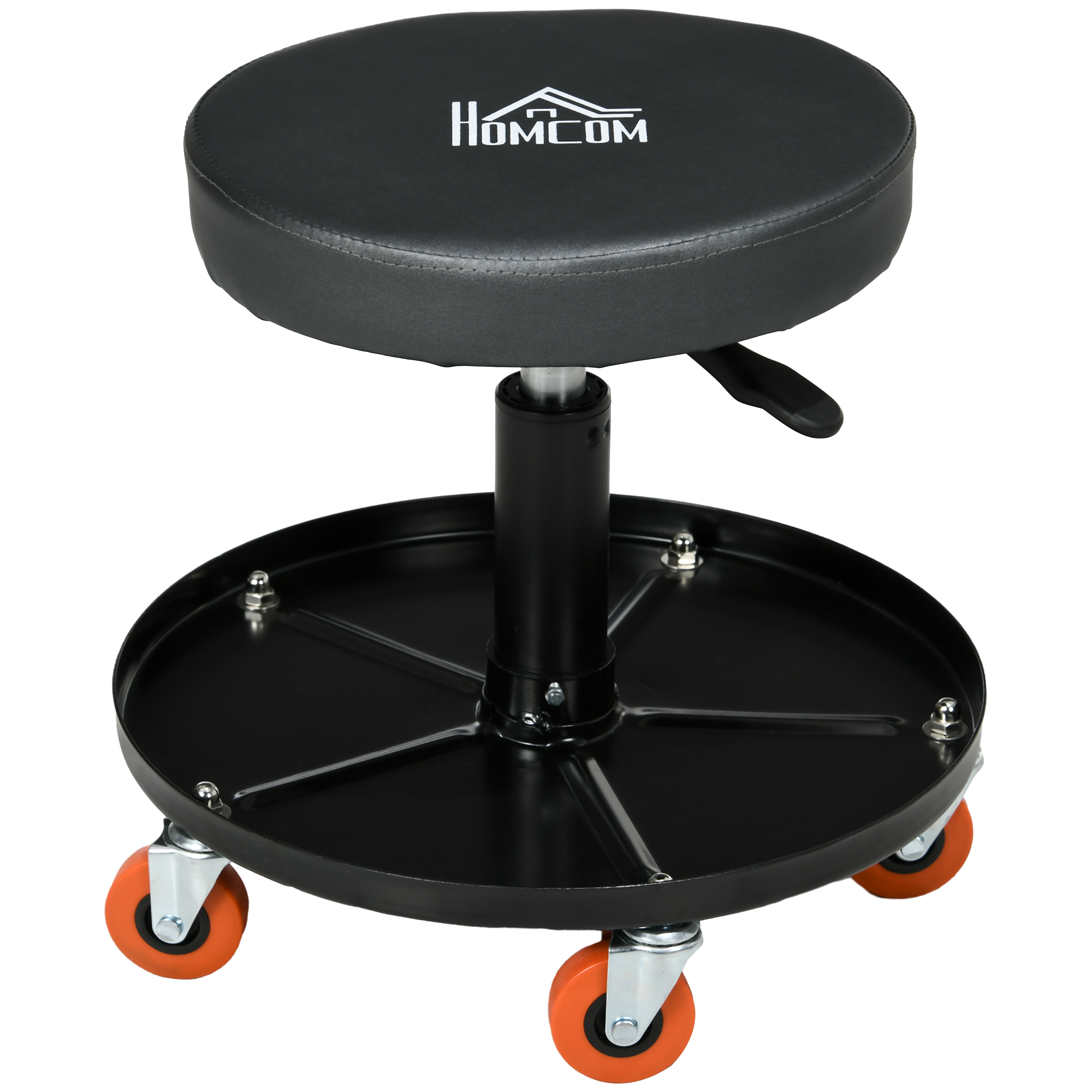 HOMCOM Mechanikerhocker, Werkstattwagen, höhenverstellbarer Sitz, Hocker mi günstig online kaufen